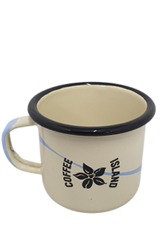 Crème enamel mug 300ml