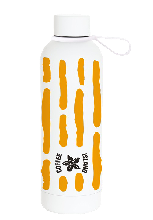 Thermos bottle yellow stripes 500ml